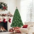 thumbnail image 6 of LAMPHOME 6FT PVC Automatic Tree - 280 Two-Color WiFi Lights, 917 Tips, 3-Part Hinged, Metal Stand, 6 of 8