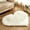 Non Slip Sheepskin Rug Under $5 a6, variant on sdhkgrrt Faux Sheepskin Rug, Non Slip Heart Shaped Area Rug for Bedroom Living Room, Ultra Soft Plush Carpet Mat forKidsNursery Floor, Cozy Warm Winter Home Decor Accent Rug
