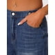 thumbnail image 5 of DIVA AUDACIOSA Jean Jogger para pantalones de mezclilla de mujer de cintura alta y elástica S Azul, 5 of 6