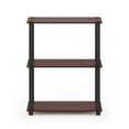 thumbnail image 4 of Furinno Turn-S-Tube 3-Tier Square Tube Display Shelf, Dark Cherry and Black, 4 of 5