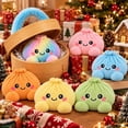 thumbnail image 2 of Giant Dumpling Pillows Cute Plush Stuffed Steamed Bun Pillow Home DecorToy Squishy Dumpling Stress Squeeze T'o'y Slow Rebound Plush Pillow Soft Stretch Fidget T'o'y for Adults Anxiety Relief, 2 of 5