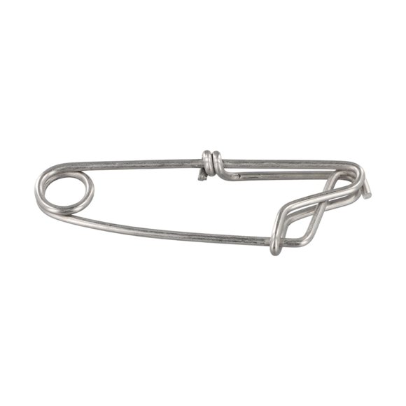Longline Cintre de Branche Pivotant à Pression Ligne Flottante Clip de Thon Appât Vivant Piège Verrouillage Clip 35*125mm