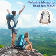 thumbnail image 3 of Baby Mosquito Net Breathable Comfortable Mosquito Head Net Foldable Portable Sleeping Head Screen Face Neck Fly Insect Shield Net for Bedroom Nursery Crib Travel, 3 of 8