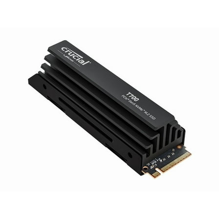 Crucial T700 GEN5 NVME M.2  SSD w/ Heatsink 2280 1TB PCI-Express 5.0 x4 TLC NAND² Internal Solid State Drive (SSD) CT1000T700SSD5