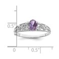 thumbnail image 4 of 14k White Gold Ring Family & Mothers Womens 1 Genuine Stone, 4 of 6