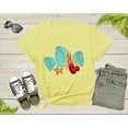 thumbnail image 3 of Bright Red Blue Coral Seaweed Marine Life Sea Life Starfish T-Shirt Coral Reef Shirt for Men Women Kids Boys Girls Teens Graphic Tshirt, 3 of 8