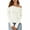 White, variant on Womens Off The Shoulder Sweaters Casual Long Sleeve Ribbed Knit Slim Fit Y2K Going Out Pullover Tops