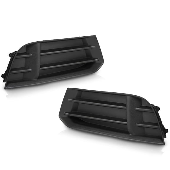 Pair Front Bumper Fog Light Lamp Cover Grille Fit for 2017-2020 AUDI A3 Sedan