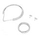 thumbnail image 5 of Elegante Rhinestone Joyería Conjunto con Doble Collar Pulsera de Cadena y Pendientes para la Boda Prom Compromiso ANGGREK Otros, 5 of 8