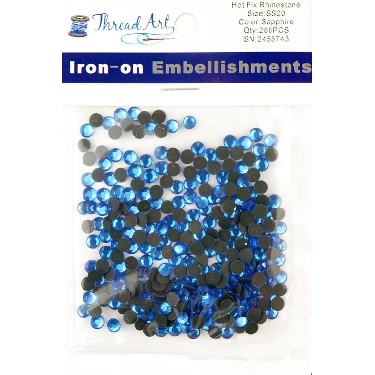 Hot Fix Rhinestones by Threadart SS16 (4mm) - Mixed - 5 Gross (720  stones/pkg) Hotfix - 5 Sizes and 32 Colors Available