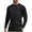 Black, variant on Plebaso Men's Long Sleeve Quick Dry Tshirts with Zipper Pocket Lightweight Athletic Tees for Running