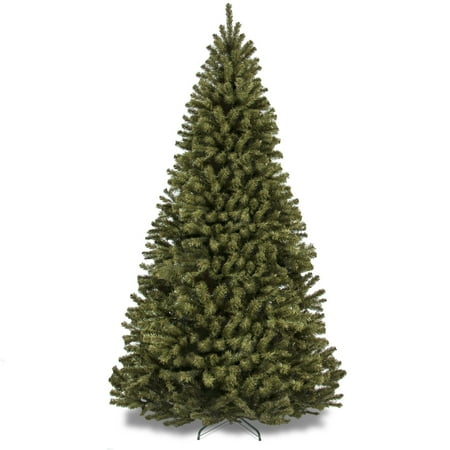Best Choice Products 9ft Premium Spruce Hinged Artificial Christmas Tree w/ Easy Assembly, Foldable Stand - Green