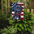 thumbnail image 2 of Carolines Treasures LH9544GF Black Great Dane PuppyPatriotic Flag Garden Flag Garden Size multicolor, 2 of 5