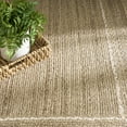 thumbnail image 6 of Nourison Terrazzo Jute 8' x 10' Natural Grey Farmhouse Indoor Rug, 6 of 8