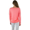 thumbnail image 2 of ToBeInStyle Women's Long Sleeve Dolman Top, 2 of 7
