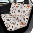 thumbnail image 6 of XYZCANDO Spider Web Halloween Bow 14 Pcs Car Seat Covers Full Set Steering Wheel Cover Center Console Pad Seat Belt Covers Headrest Covers for Most Cars SUVs Sedans, 6 of 7
