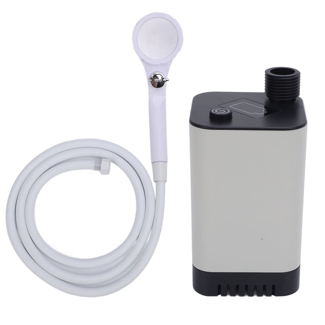Pompe de Douche de Camping Extérieure, Douche de Camping Portable Résistante à l'Eau et Antirouille pour la Randonnée