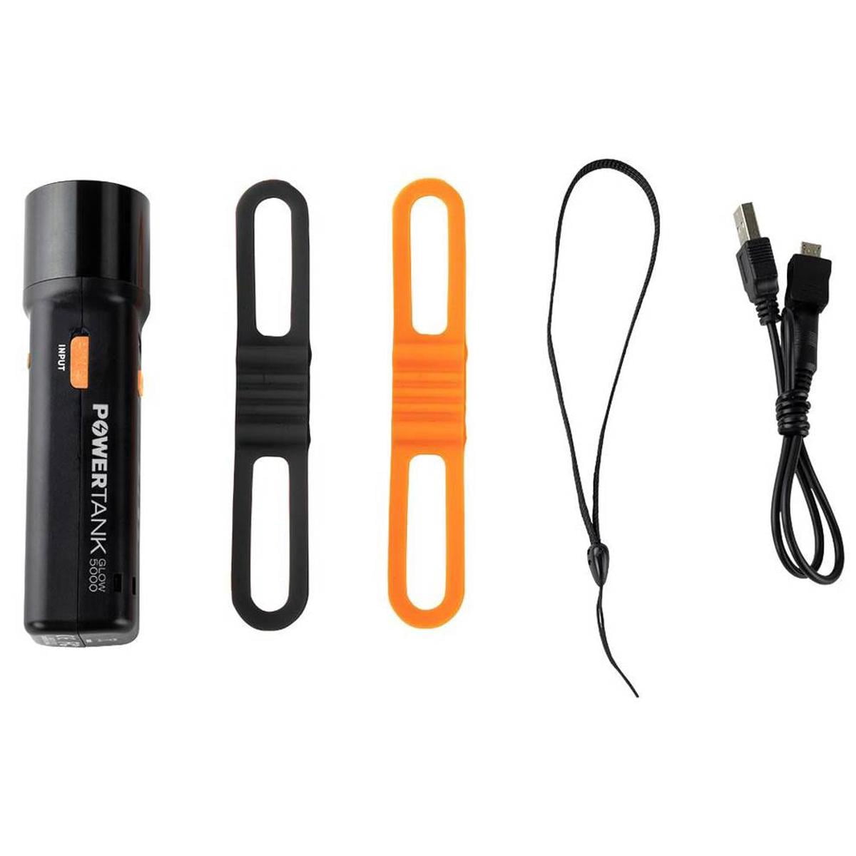 Celestron Celestron - PowerTank Glow 5000 - Portable USB Rechargeable Power Bank + Red Flashlight - 5000 mAh Capacity - The Best Astronomy Flashlight - Must-Have 2-in-1 Accessory for Amateur