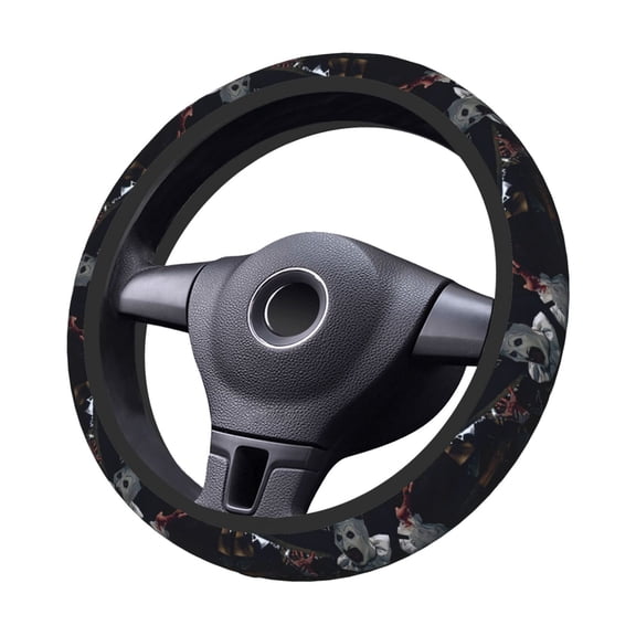 Terri-Fier Steering Wheel Cover Elastic Stretch Breathable Vehicle Steering Wheel Protector Car Interior Accessories
