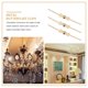 thumbnail image 2 of 200 Pcs Waist Belt Dresses Crystal Prism Pins Chandelier Connectors Pins Ceiling Crystal Light Clips, 2 of 3