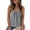 *Dark Gray, variant on Women's Summer Spaghetti Strap Scoop Neck Cami Top, Casual Loose Fit Ruched Bust Sleeveless Blouse Navy,Women's Plus M
