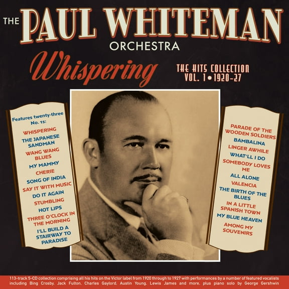 Paul Orchestra Whiteman - Whispering: The Hits Collection Vol. 1 1920-27 - Music & Performance - CD