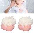 thumbnail image 4 of Dual Bath Mesh Sponge, Double Sides Bath Mesh Scrubber  For Home, 4 of 8