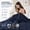 B-navy, variant on Soft Feather Down Throw Blanket Lightweight Packable Couch Throw 50"X70" Navy for Indoor Outdoor Use Cozy Warm