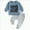 Blue, variant on Gerichy Toddler Baby Boy Clothes Toddler Kids Baby Boy Fall Outfits 1T 2T 3T Letter Print Long Sleeve Tops Pants Winter Clothes Sets