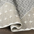 thumbnail image 5 of Surya Bursa BUR-2301 96 x 120" Rectangle Plastic Rug in Charcoal/Gray/Cream, 5 of 7