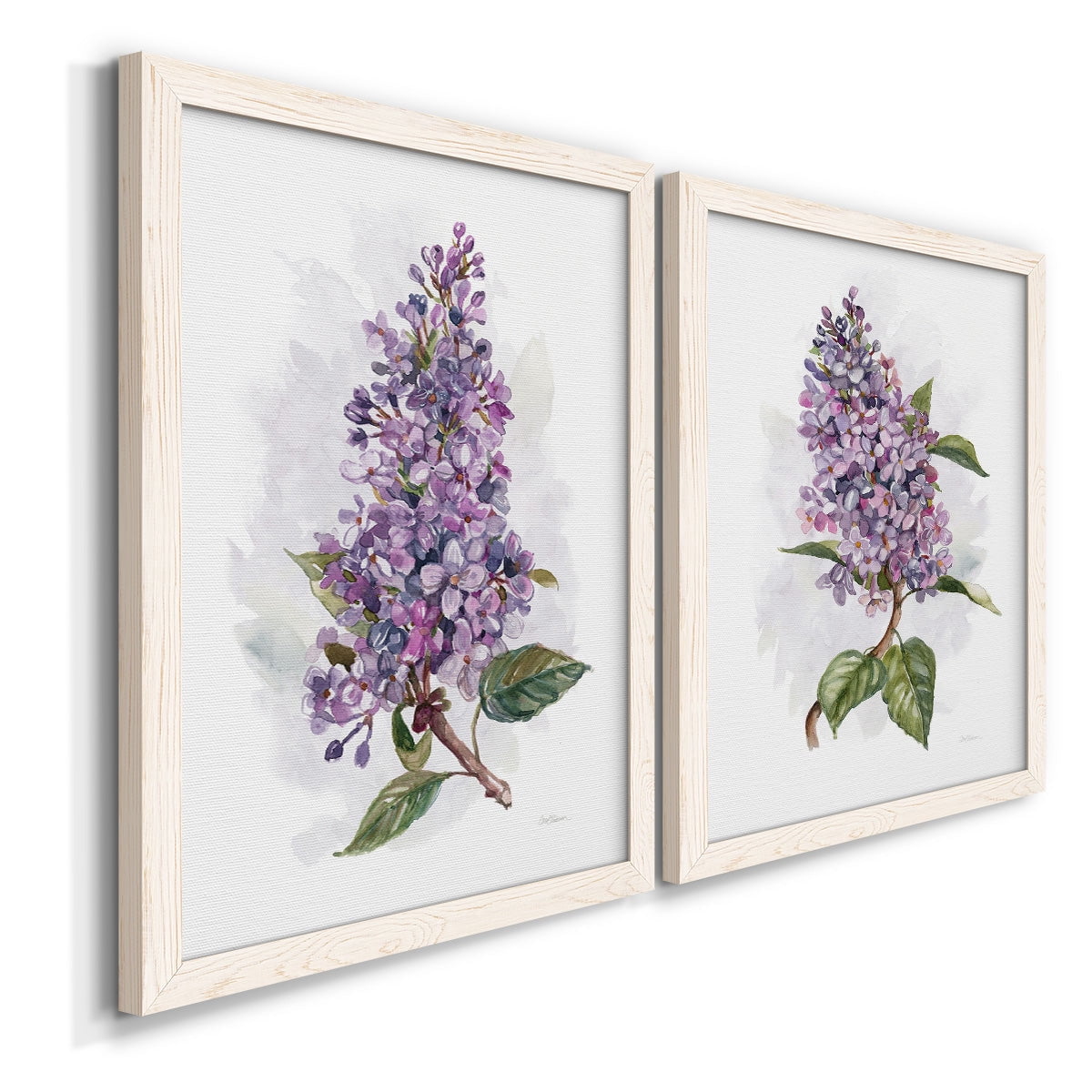 Awash in Lilac I - Premium Framed Canvas 2 Piece Set - Ready to Hang