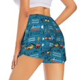 thumbnail image 3 of Disketp Construction Trucks Print Women's Shorts Workout Shorts for Athletic Gym Running Shorts with Phone Pockets Small, 3 of 8