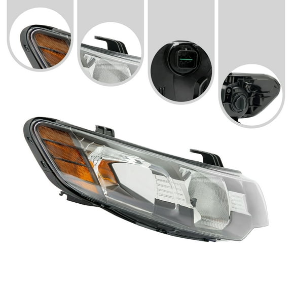 For 2010-2013 Kia Forte / Forte Koup Headlight Front Right Passenger Side Headlamp Direct Replacement