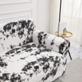 thumbnail image 4 of Dowbom Sofa Cover Printed,1-Piece Stretch Sofa Slipcover with Elastic Bottom Furniture Protector Washable Anti-Slip Spandex Couch Cover for Living Room Bedroom-3 Seater-A, 4 of 7