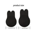 thumbnail image 5 of PULLIMORE 2 Pair Rabbit Ear Self Adhesive Invisible Bra Breast Lifting Push Up Strapless Backless Nipple Covers for Wedding Party, 5 of 6