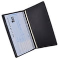 thumbnail image 3 of Moga Hand Made Genuine Leather Checkbook & Register Cover Holder Case Slim Wallet (1, Black), 3 of 6