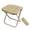 khaki, variant on CAMEL Portable Folding Stool Small Lightweight Camping Chair Foot Stool for Fishing Beach Picnic
