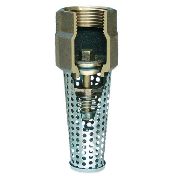 Simmons 400SB Series 452SB Foot Valve, 3/4 in Connection, FPT, 400 psi Pressure, Silicone Bronze Body