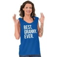 thumbnail image 4 of Best Granny Ever Grandma Grams Mother Tank Top Tee Shirt Women Brisco Brands L, 4 of 6