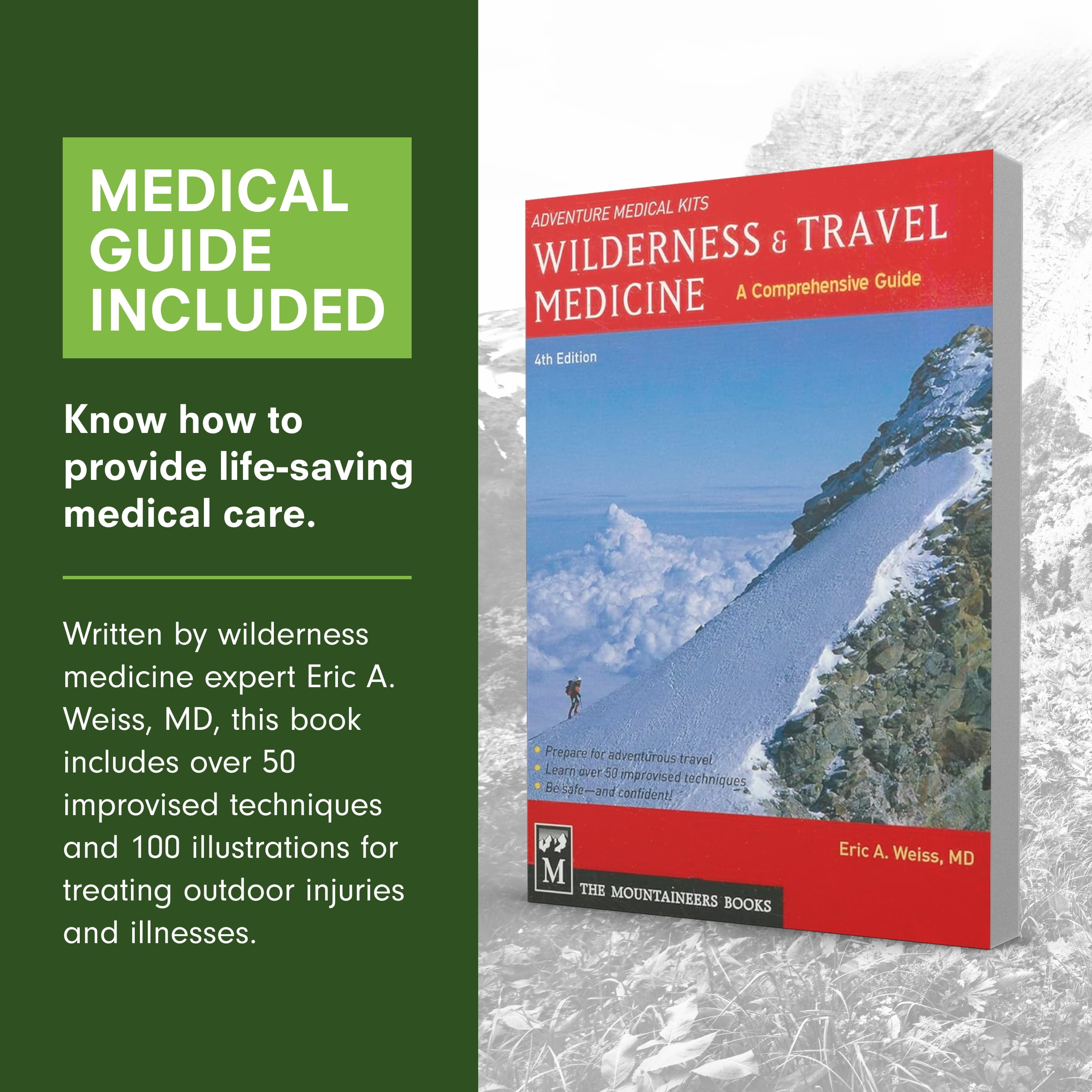 Adventure Medical Kits World Travel First Aid Kit with Wound Care Supplies & Medications