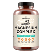 Amandean Magnesium L-Threonate Complex. Threonate, Glycinate, Malate Supplement. 90 Veggie Capsules. High Absorption Magtein + Bisglycinate Chelate + DiMagnesium Malate. Brain Health, Sleep, Calm