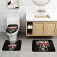 thumbnail image 2 of Gorillaz Floor Mat Lid Cover Toilet Mat 3-Piece Set Non-Slip Thick Rugs Bathroom Sets, 2 of 9