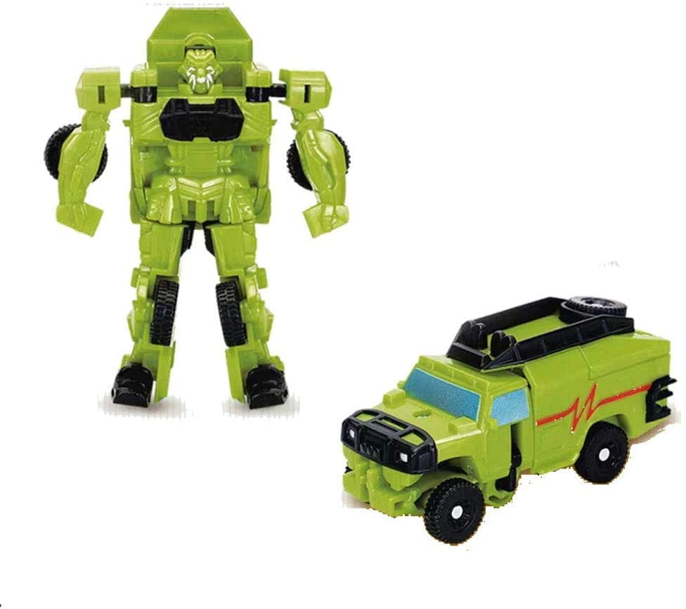 QCKJ Car Deformation Robots Toys,Alloy Action Figures for Boy  5-12,Transformed into Toy Cars : Toys & Games