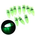 thumbnail image 1 of Alarma de picadura de pesca con luz LED electrónica, sensor de picadura de pez, funciona con pilas, cabeza puntiaguda verde, 1 of 5