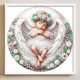 thumbnail image 3 of Kit Con Forma Especial Parcial Ángel 5D DIY 30x30cm, 3 of 9