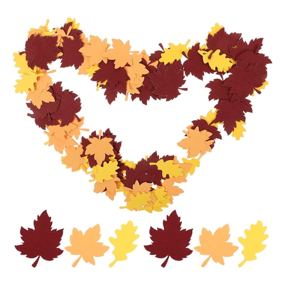COSMOBETTY Table Scatter Confetti Paper 100Pcs Multi Themed Thanksgiving Decoration