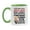White/Light Green, variant on Mom Trump Mug, Funny Gift Idea For Mom, 11Oz Or 15Oz Ceramic Coffee Cup
