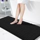 thumbnail image 1 of Alfombra para baño Yimobra, extralarga, antideslizante, de chenilla, 1 of 7