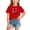 11@Red560, variant on Tiijoy Girls Cherry Shirt Summer Short Sleeve T Shirt Casual Crew Neck T-Shirt, Sizes 2-14