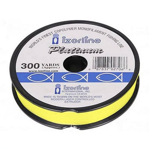 Izorline International Inc. Izorline "XXX Super Co-Polymer" Clear and Hi-Vis Yellow and Smoke